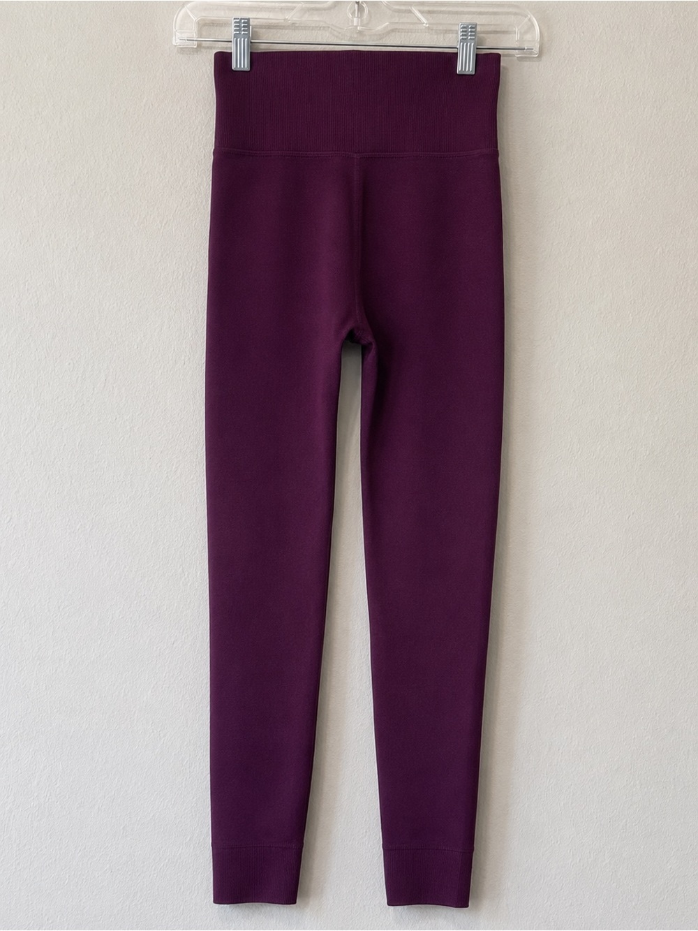 Fabletics High Waisted Plum Leggings Tummy Control Small. - Picture 3 of 4